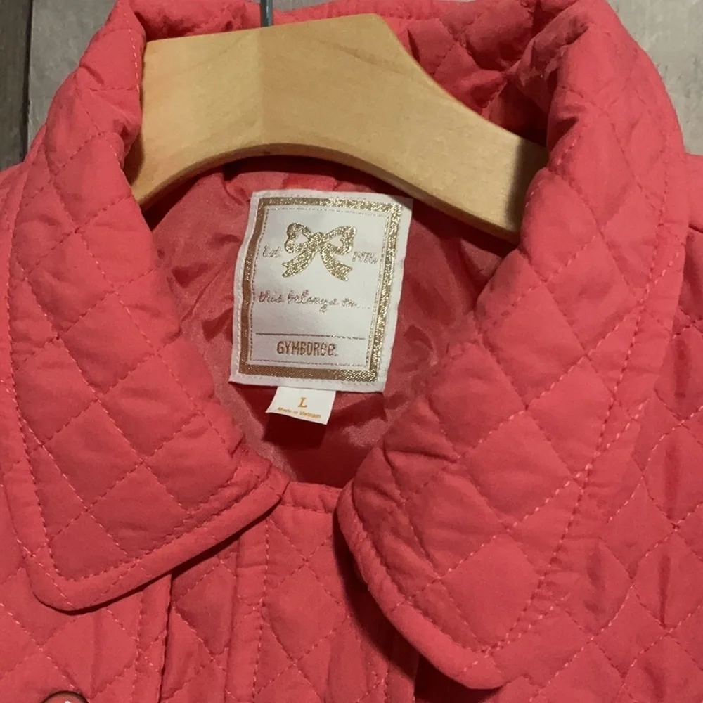 Gymboree coral quilted